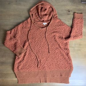 Miracle Popcorn oversized sweater with hood